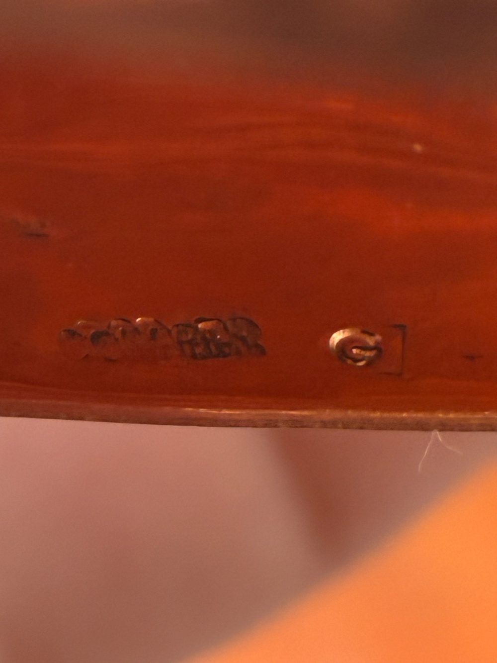 Navajo Crafted Copper Beaded Cuff Bracelet - Picture 6 of 6